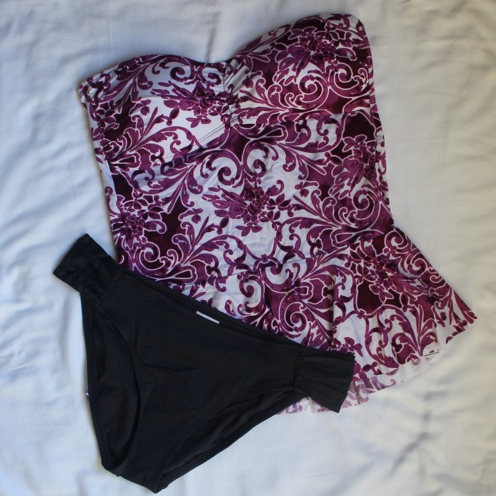 Liz Claiborne swim top and Mossimo bikini bottom